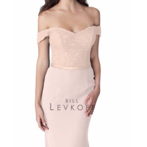 Bill Levvkoff 1252 Off Shoulder Bridesmaid Dress